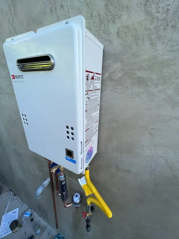 Tankless water heater installation for Eagle View homes